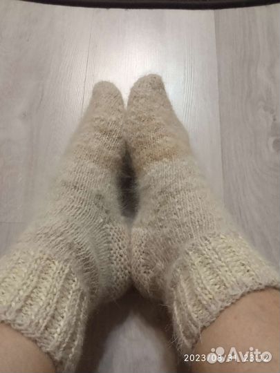 Носки из шерсти собаки