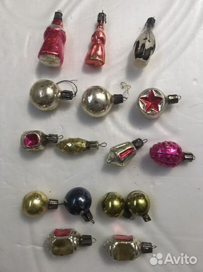 Елочные игрушки СССР малютка