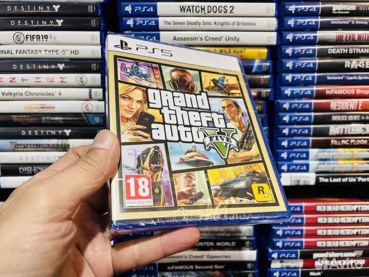 Gta 5 ps5 диск новый