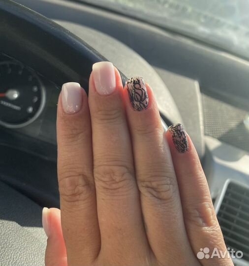 Маникюр наращивание
