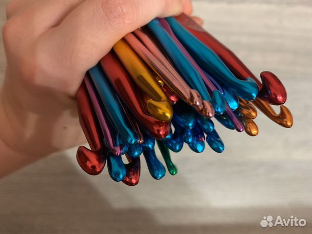 Крючок для вязания алюминиевый