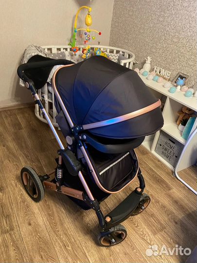 Коляска 2 в 1 luxmom wisesonle