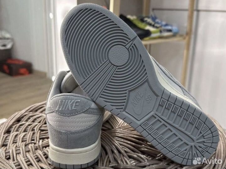 Nike Sb Dunk Low Gray (Серые, Новые)