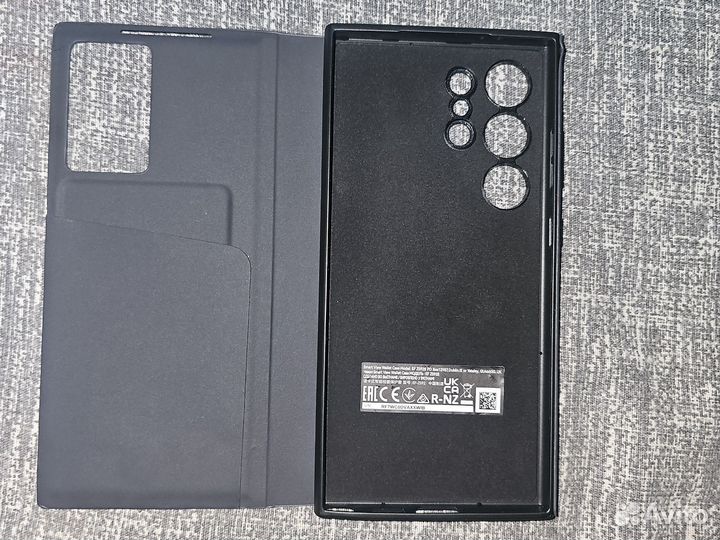 Чехол-книжка для Samsung Galaxy S24 Ultra, черный