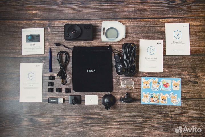 Видеорегистратор iBOX iCON WiFi с доп камерой