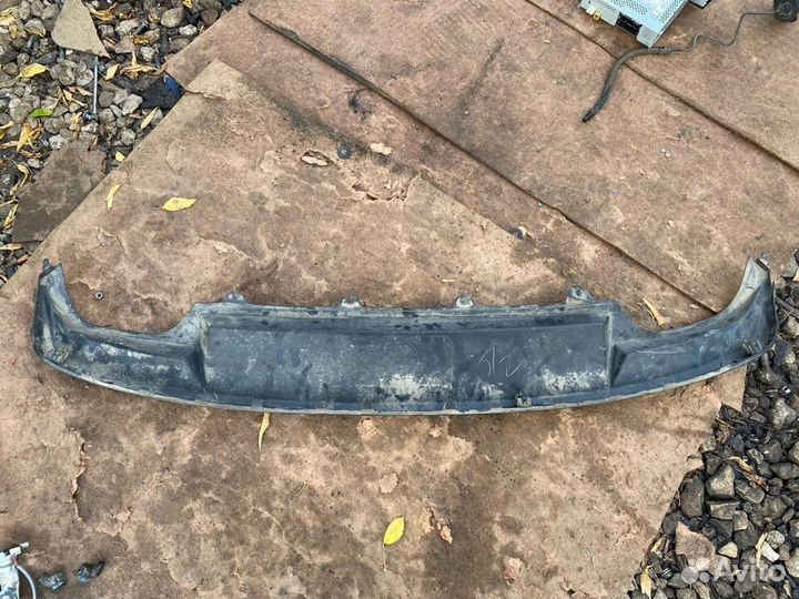 Юбка заднего бампера Skoda Octavia 3 A7