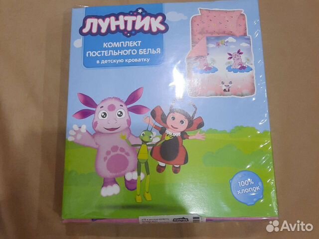Комплект постельного белья в детскую кроватку Лунт