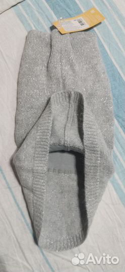 Шапка шлем для девочки зимняя 50 52