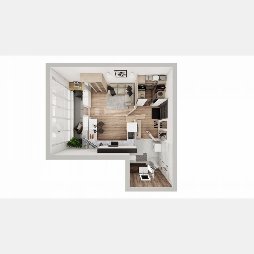 Квартира-студия, 34,2 м², 7/8 эт.