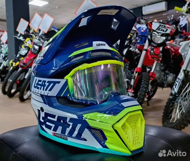 Шлем кроссовый leatt 7.5 (2023) Blue