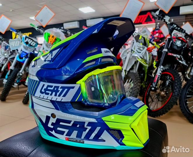 Шлем кроссовый leatt 7.5 (2023) Blue