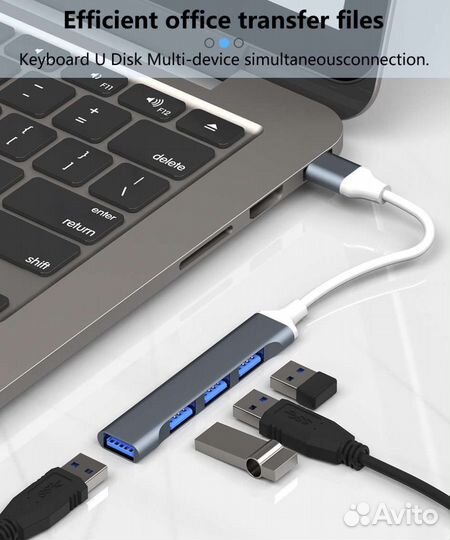 USB-C концентратор(usb hub) разветвитель