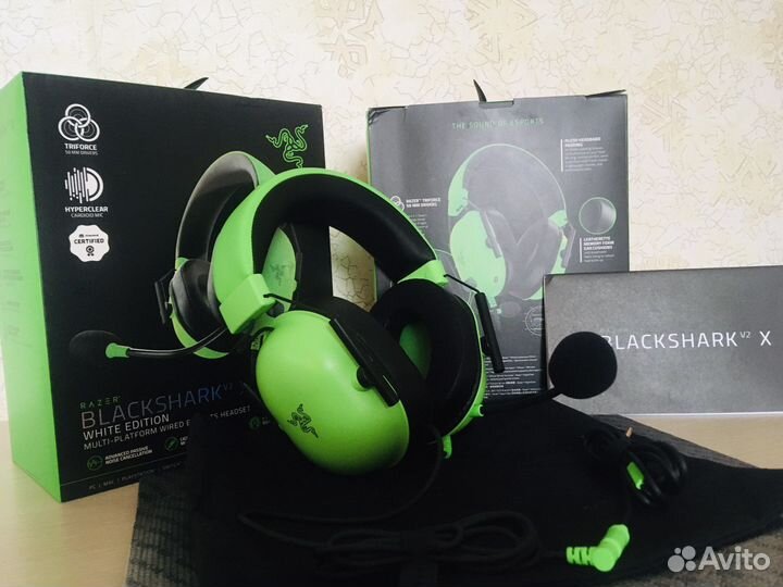Игровые наушники Razer Blackshark V2 X, новые