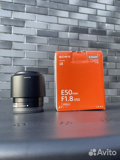 Объектив sony 50mm f 1 8 OSS SEL50F18