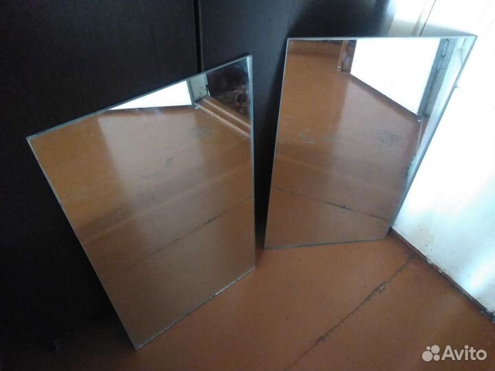 Толстые зеркала СССР с фацетом(42,5х72,5см)