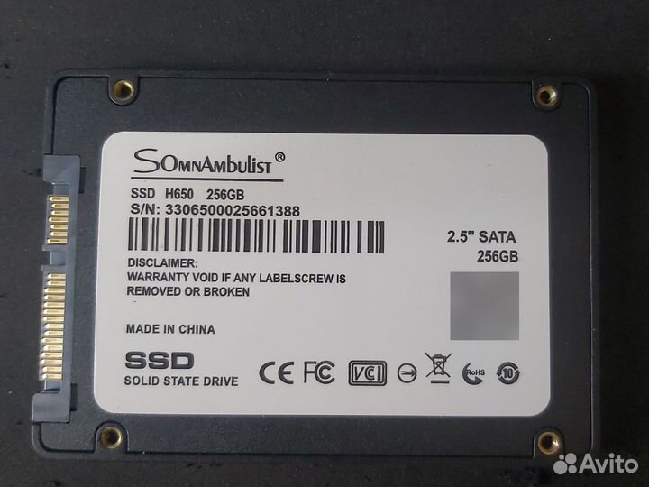 SSD 256Gb