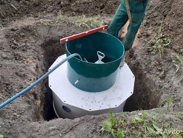 Септик монтаж в 1 день