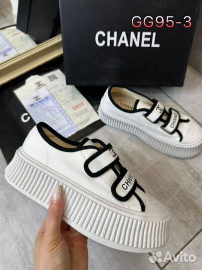 Кеды Chanel на липучках