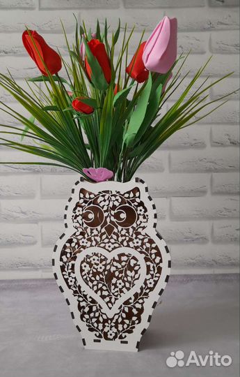 Подарки вазы совушки