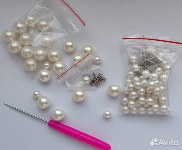 Заклепки жемчуг для декора одежды и обуви.Бусины