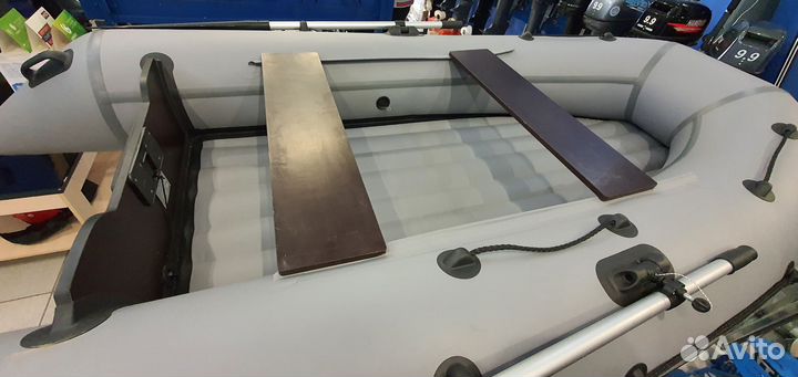 Лодка пвх Triton Air 330 серая