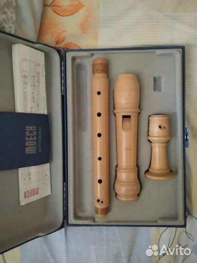 Блокфлейта альт moeck Роттенбург винтажный