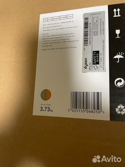 Стайлер dyson airwrap complete long