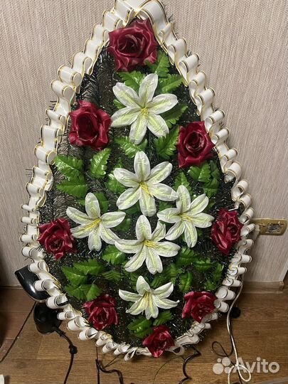 Ритуальные венки,таблички,ленты