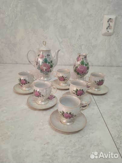 Кофейный сервиз керамика СССР