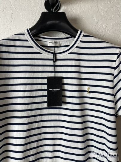 Футболка тельняшка YSL премиум