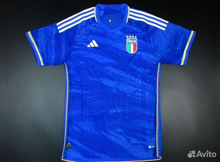 Футболка игровая гостевая Сборная Италии сезон 22