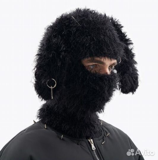 Балаклава теплая с ушками