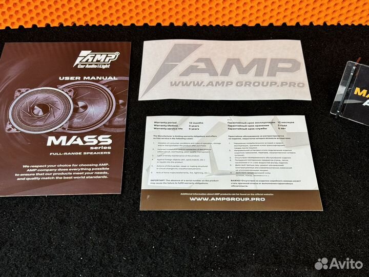 Динамики Овалы 6x9 эстрадная AMP mass FR69