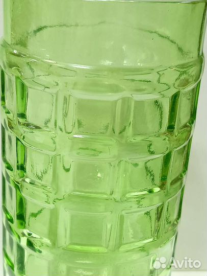 Ваза зеленое стекло СССР