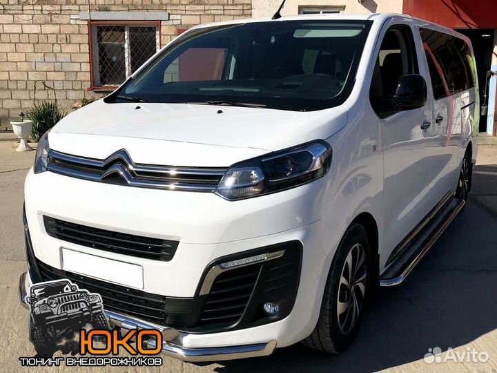 Защита переднего бампера Citroen SpaceTourer