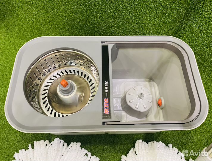 Ведро со шваброй с отжимом. Новые. Премиум