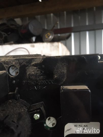 Блок управления печкой Элантра xd.Разборка