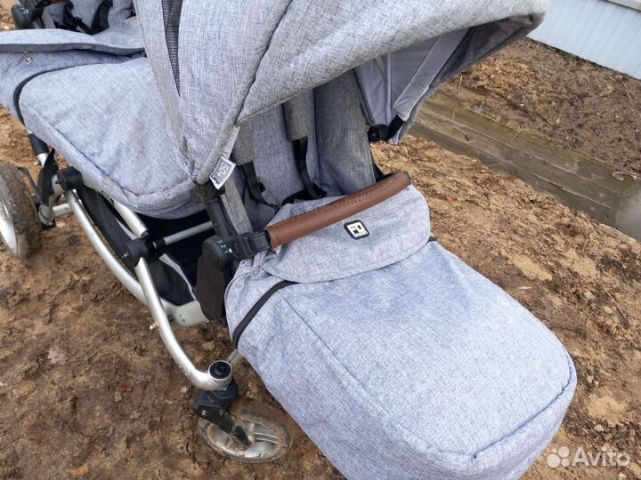 Коляска для двойни 2 в 1