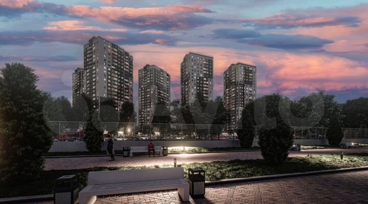 2-к. квартира, 56,8 м², 19/24 эт.