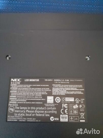 Монитор NEC V221W