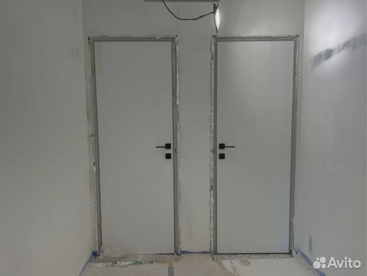 Скрытая дверь под покраску