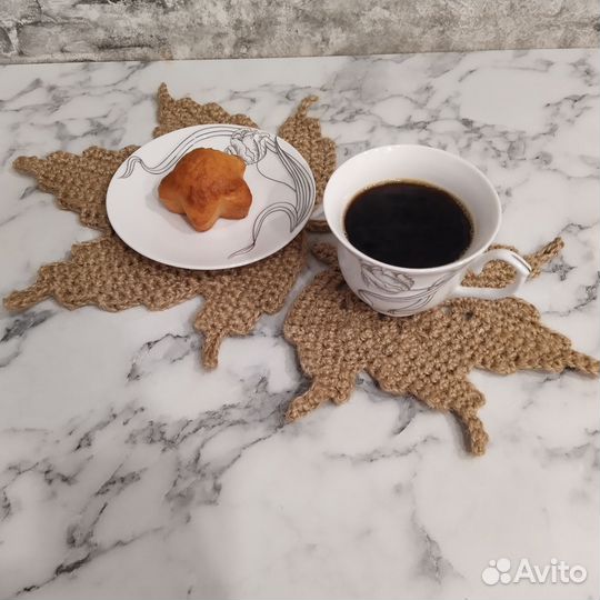 Салфетки сервировочные из джута