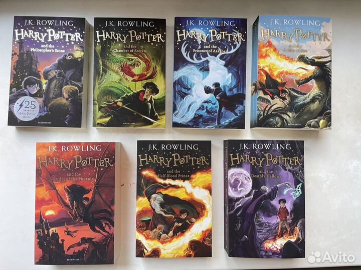 Harry potter bloomsbury paper original box set