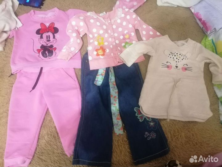 Вещи пакетом на девочку1,5-2 года