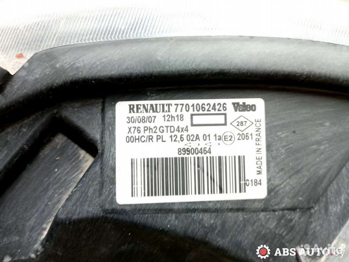 Фара передняя левая Renault Kangoo 1