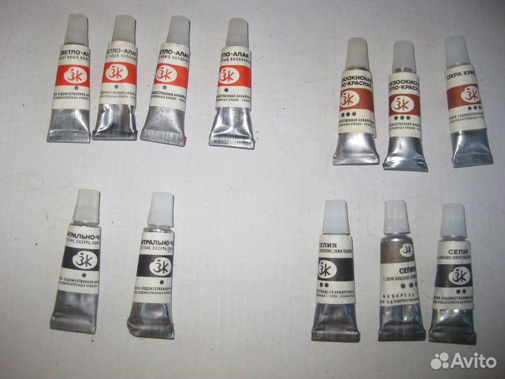 Краски акварельные ленинградские,ссср. Набор