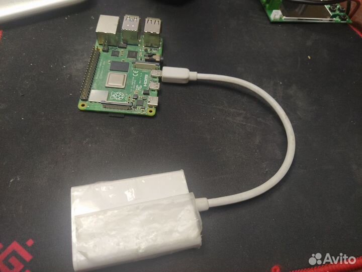 Мини-компьютер Raspberry Pi4 model B 4GB RAM с vga
