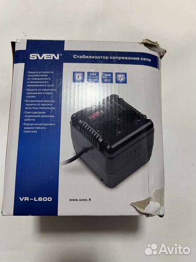 Стабилизатор напряжения sven VR-L 600