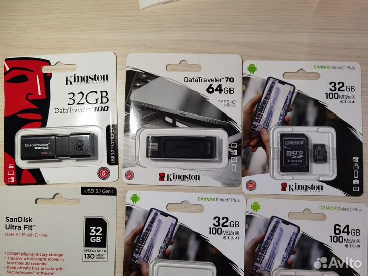 Карты памяти Kingston / ScanDisk