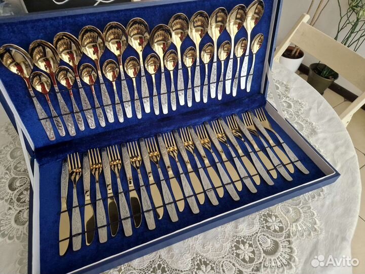 Набор столовых приборов новый